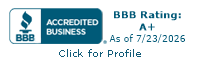 BBB Accredited Business — A+ Rating