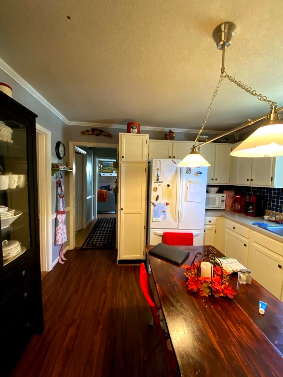 Blue and White Kitchen