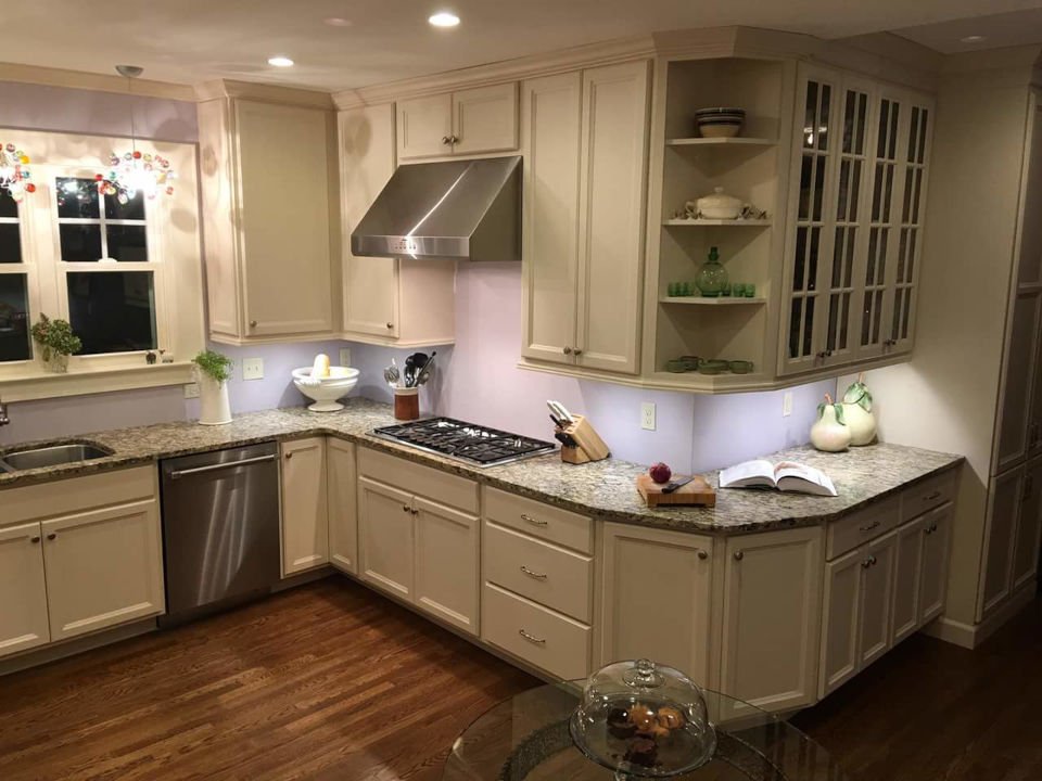 Cream and Granite Kitchen