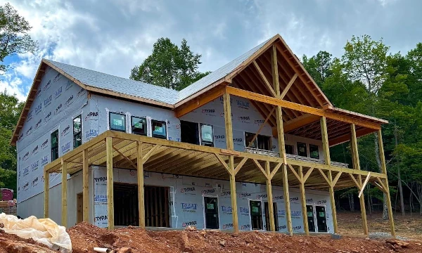 custom house under construction