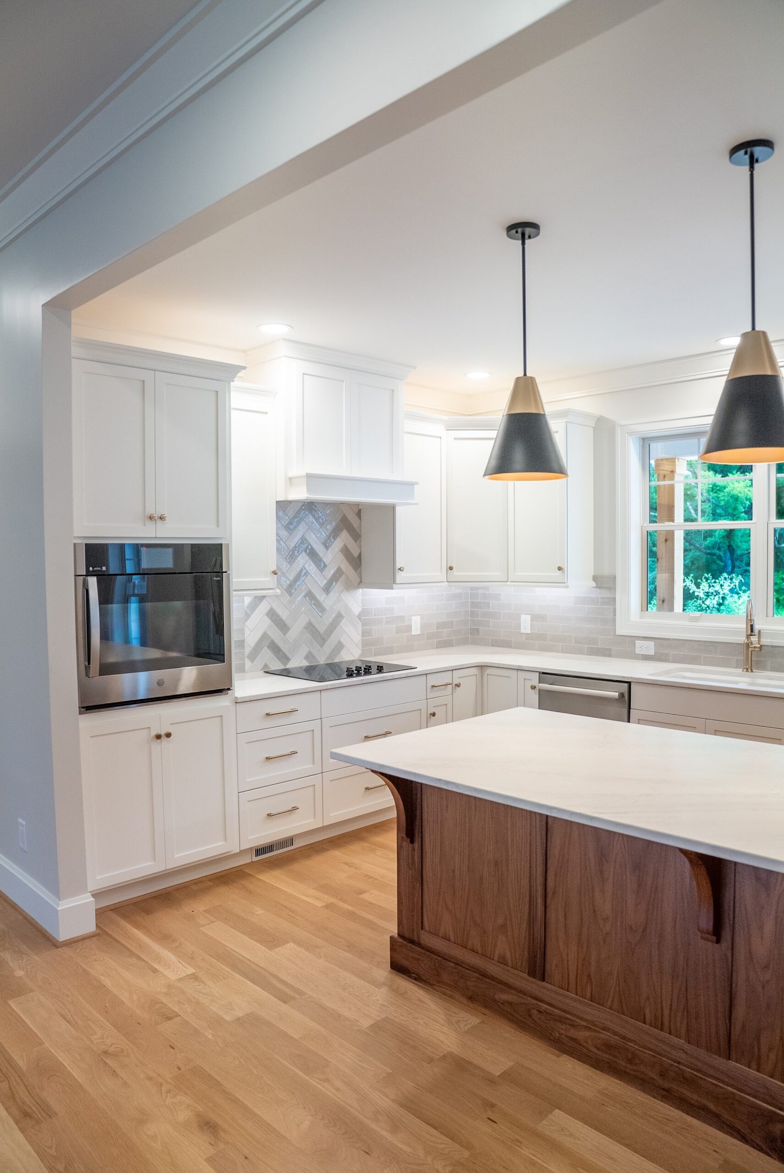 Interior of the Deal modern farmhouse custom home by Conrad & Conrad